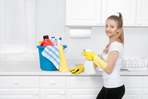 Professional office cleaning service in SW7 for desks and shared areas