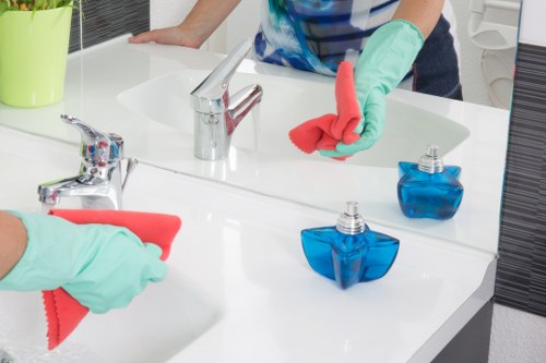 Domestic cleaning in SW7 focusing on kitchen surfaces and hygiene
