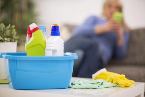 Regular home cleaning service in SW7 for bedrooms and living spaces
