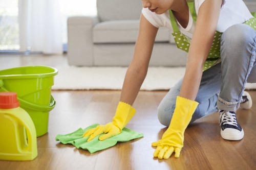 Cleaning service agreement and payment terms page